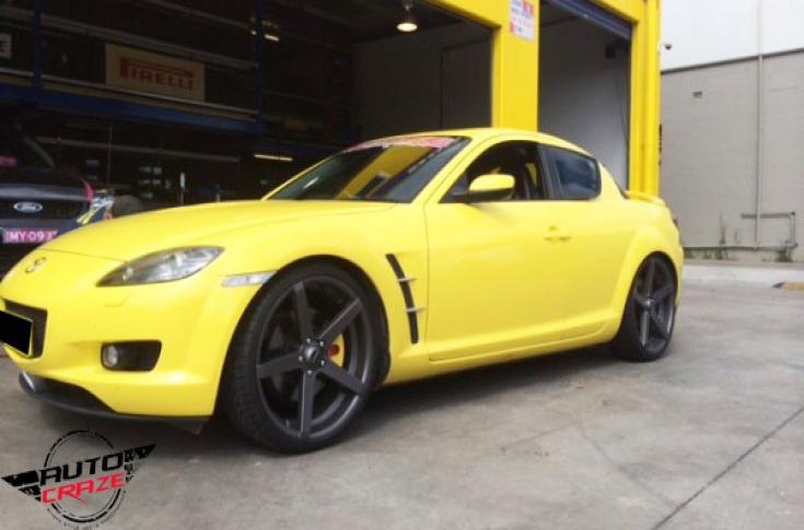 MAZDA RX8 HOSTILE SATIN GUN METAL